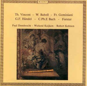 Oboe Sonatas 1700-1750