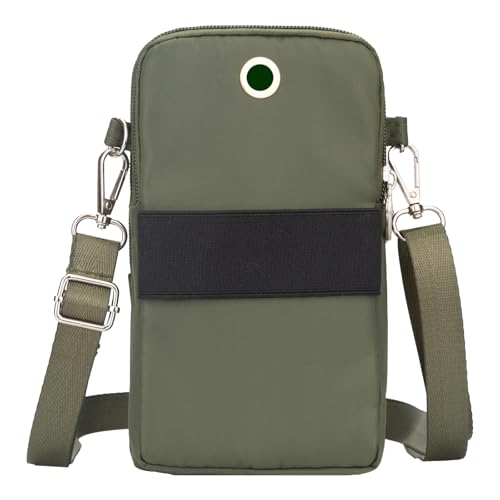 Image of JANKS Small Crossbody Bag for Women - Mini Phone Purses with Crossbody Strap and Wallet - Nylon Arm Bag