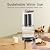 FACHIOO Gravity-Fed Water Filter System, Glass Water Purifier Countertop with 2 Filters, 2.25 Gallon