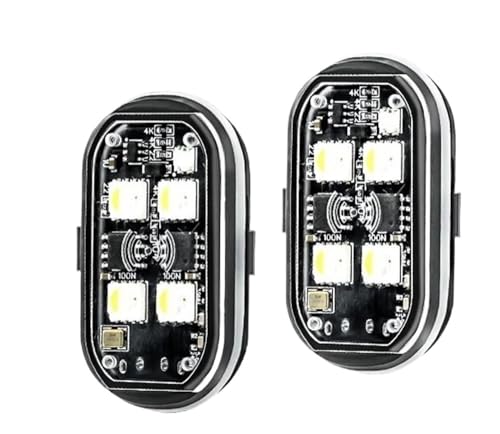 Clignotants intérieur voiture momt à éclairage changeant via télécommande sans fil