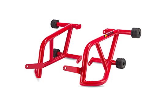 Image of Bizen Bajaj Pulsar NS400 Premium Crash Guard /Engine Guard with Double Frame Sliders - RED