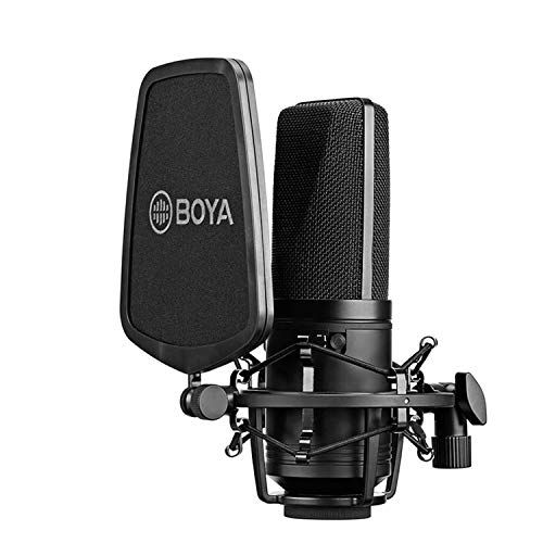 Boya M1000 Audio Microphone Large Diaphragm Studio Condenser Microphone