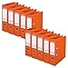 Produktbild Esselte Plastik-Ordner (zur Archivierung, Plastik, A4, 7,5 cm Rückenbreite, No.1) orange, 10 Stück