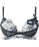 Wacoal(ワコール)ブラジャー 【リボンブラ 胸もとフィットながもち】 きれいな谷間をメイク 動いても谷間をキープ Gカップまで対応 大きいサイズ BXB490 CR C70
