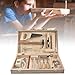 Boîte À Outils De Menuisier Enfant, Coffret À Bois Multifonctionnel Pour Démontage, Jeu D'imitation Jouet Kit De Réparation, Boîte De Travail Du Bois Outils À Main Enfants Jeu De Jouets Éducatifs