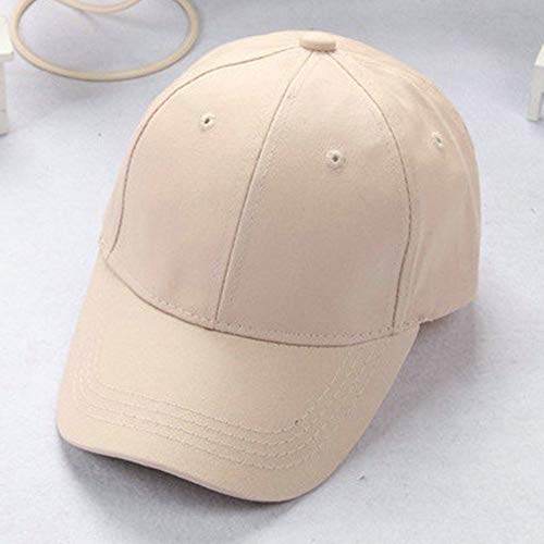 IBLUELOVER - Enfants Casquette de Baseball Unisexe Casquette Visière Classique Couleur Unie Cap Snapback Hip Pop Ajustable Coton Chapeau de Soleil Casquette Golf Plage Hat Sport Voyage Fille Garçon