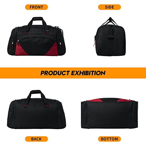 Image of Mens Gym Bag, 55L Large Sports Duffle Bags, Workout Bags Lightweight