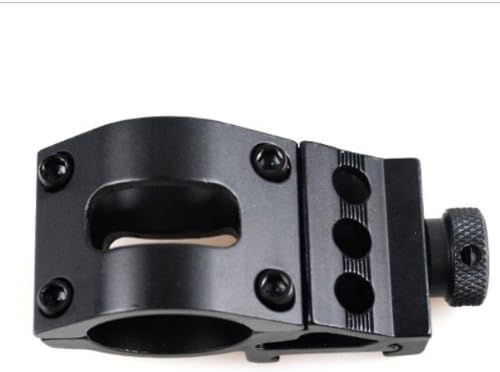 Ade Advanced Optics Tactical Flashlight 30mm Offset Picatinny Mount for Surefire, Laser, Tactical Flashlights and All 30mm Mountable Accessories