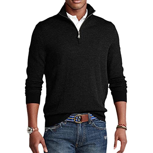Pull en coton pour homme : fini le froid hivernal avec ce tricot zippé