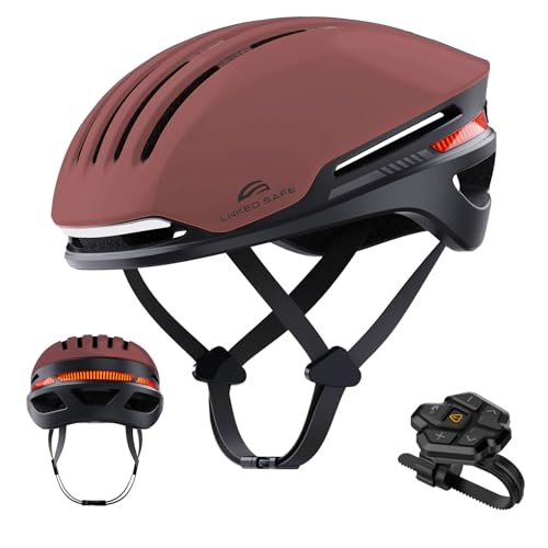ASIEVIE Bike Helmet with Bluetooth, Smart Bike Helmet for Adults Men Women with Auto Brake Blinker...
