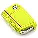 Produktbild Schlüssel Hülle VB für 3 Tasten Auto Schlüssel Silikon Cover - Finest-Folia Schlüsselhülle Etui Schutzhülle (Limegreen)