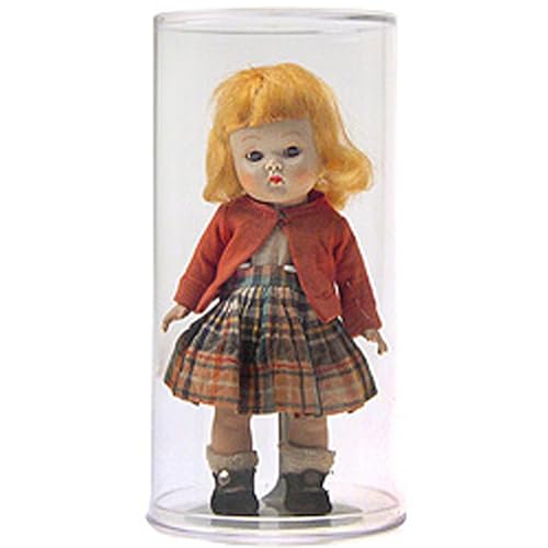 Pioneer Plastics 280-C 280C Round Plastic Display Cases For Dolls thumb #1