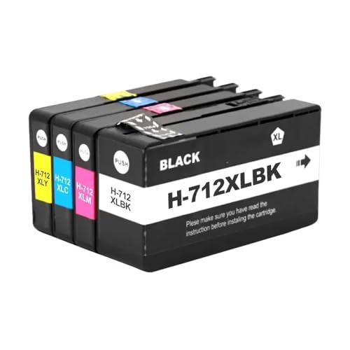 Cartouche d'encre 712XL pour corriger les lignes floues sur les traceurs DesignJet T210 et T230