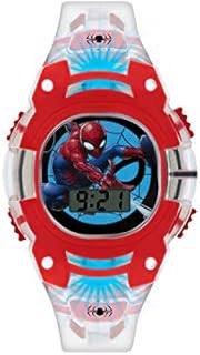 Spiderman Boys Digital Watch with PU Strap SMH4000