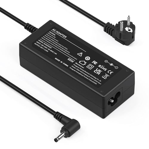 BIUBOTY 65W Chargeur Ordinateur Compatible avec Lenovo Flex 4 5 6 Series Ideapad 310 310S 320 330 S145 310-14ISK 320-15IKB 330S-14IKB 110 110-14ISK Alimentation pour...