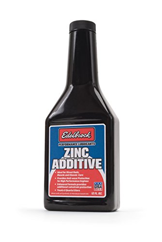 Edelbrock 1074 High Performance Engine Oil Additive with Zinc Enhanced Engine Protector - 12 oz.