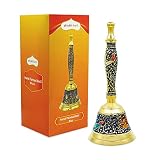 Shubhkart Hand Painted Bell - for Wedding Events Decoration, Food Line, Alarm, Jingles, Ringing, Ser