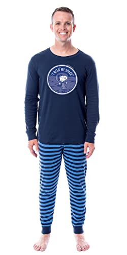Peanuts Family Snoopy I Need My Space 2 Piece Unisex Sleep Pajama Set2