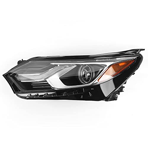 Fione For Chevy Equinox Headlight Assembly 2018 2019 2020 2021 Halogen Led Drl Projector Headlamp Replacement Left Driver Side Lh 84194561 #TOP2