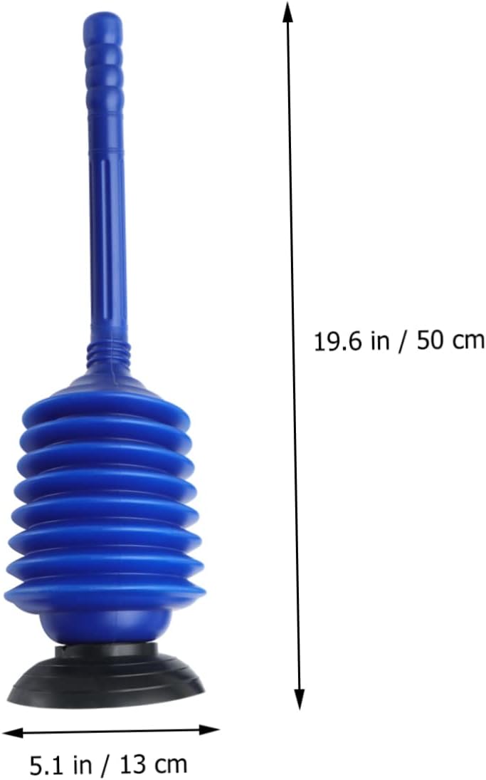 MAGICLULU Toilet High Pressure Plunger Blue Bathroom Fixtures Efficient Clog Removal Eco-Friendly Reusable Ergonomic Grip for Bathroom