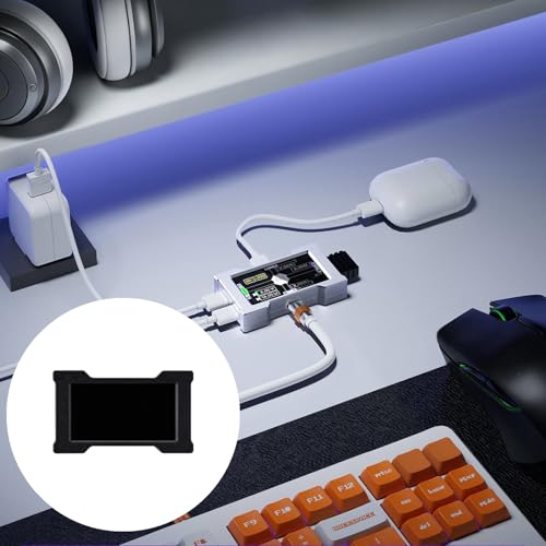 Adaptador USB para juegos de 3 puertos multipuerto con pantalla LED 3