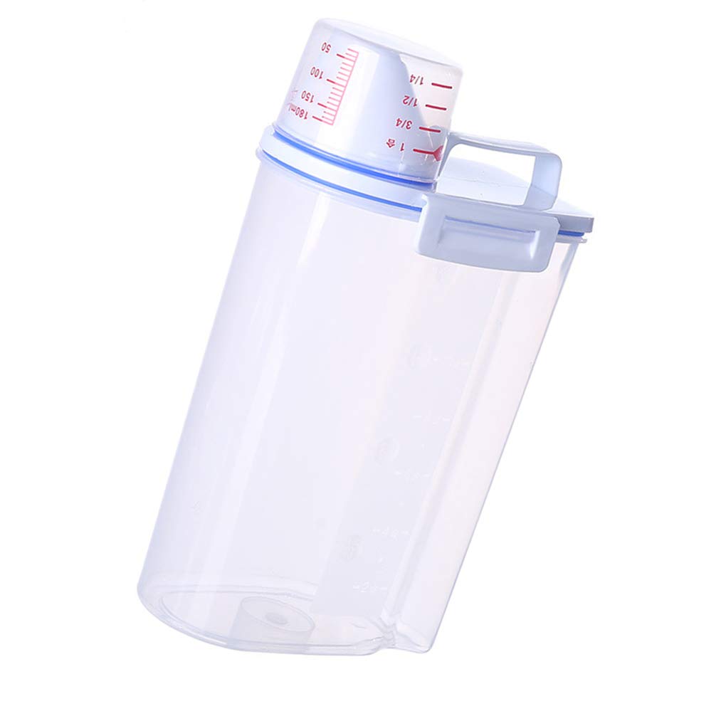 Buy GFCGFGDRG Kitchen Lid Plastic Storage Tank 2Kg Transparent Food