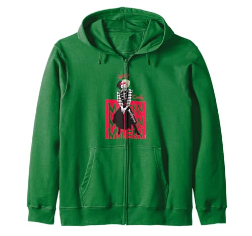 Cruella Modern Cruella Zip Hoodie - Sweat à capuche zippé noir pour un style urbain audacieux