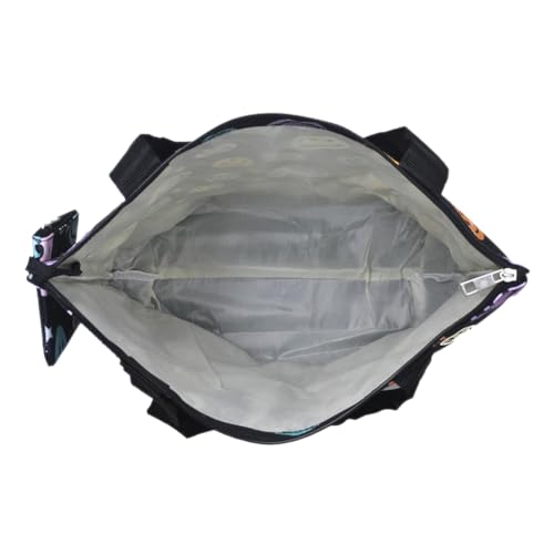 Image of NGIL Medium Top Zipper Closure Canvas Tote Bag with Attached Matching Coin Purse For Moms and Nurses