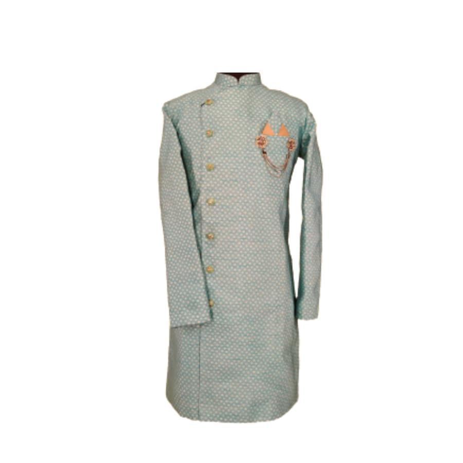 Self Design, Embroidered Sherwani Indo Western Sherwani For Mens-picture-38