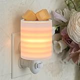 kaakuuki Plug in Wax Warmer for Scented Wax melt Warmer scentsy Plug in Wax melt Warmer Electric Candle Warmer Home Decor Gifts for Women（B-White Porcelain ）