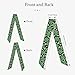 MANQINF St. Patricks Day Shamrock Head Scarf Hair Neck Scarves For Women Purse Bag Scarfs For Handbags Headscarf Fashion