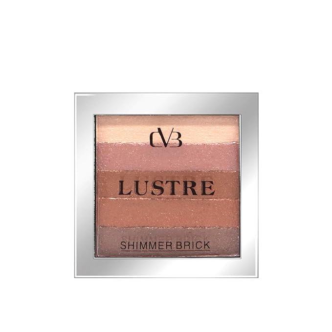 CVB C35 Lustre Shimmer Brick 9g | Instant Glow Highlighter for Radiant Skin & Face Makeup Enhancement (Shade 04)-image-4