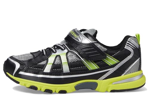 Tsukihoshi Kids, Men, Storm (Toddler/Little Kid), Black/Lime, 12, Medium4