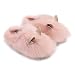 Tangzhan - Pantofole morbide in peluche, a forma di porcellino d'India, per la casa, da donna, carine per interni, calde e soffici