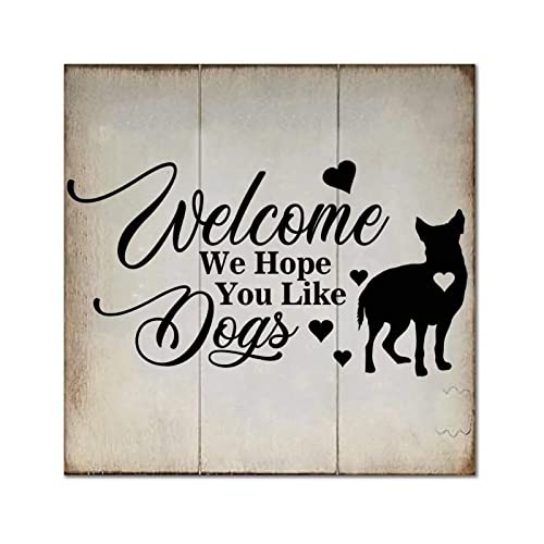 Plaque en bois Chihuahua pour décoration de porte et de jardin