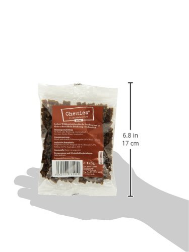 Chewies Hundeleckerli Training Mini Wild Knöchelchen - 125 g - Hundesnacks zuckerfrei & mit hohem Fleischanteil - ideal als Trainings-Leckerli für Ihren Hund
