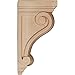 Ekena Millwork CORW04X04X07DERW Devon Traditional Wood Corbels, 4