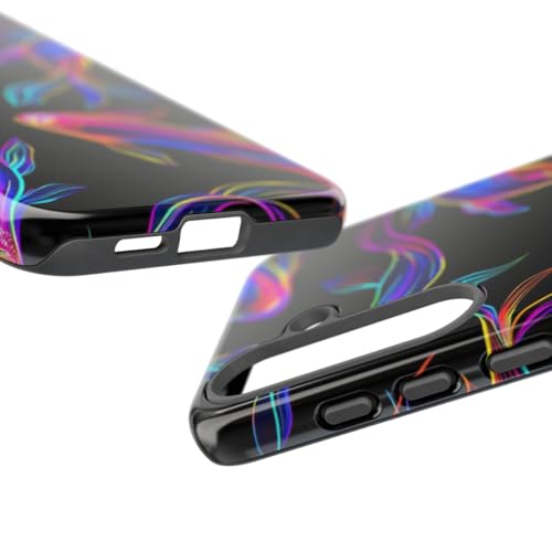 Coque Samsung S25 Plus poisson coloré fluo : protège des chocs