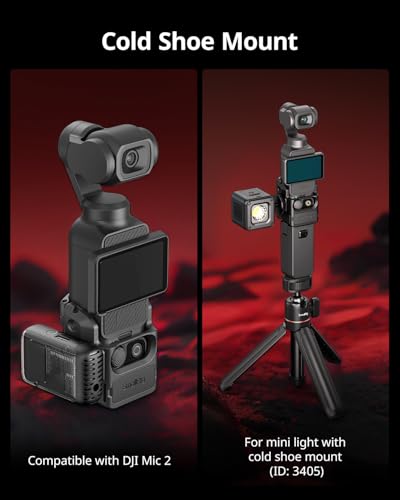 Support DJI Pocket 3 SMALLRIG cage aluminium adaptateur extension griffe