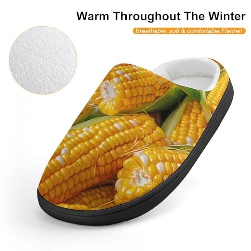 Corn Food Cute Cotton Slippers Anti-slip House Shoe Slipper Indoor Outdoor4