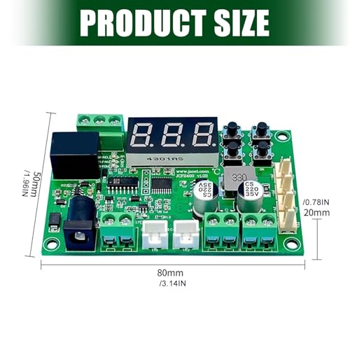 Placa controladora de velocidad de ventilador DC12V regulador temperatura 4 cables 3
