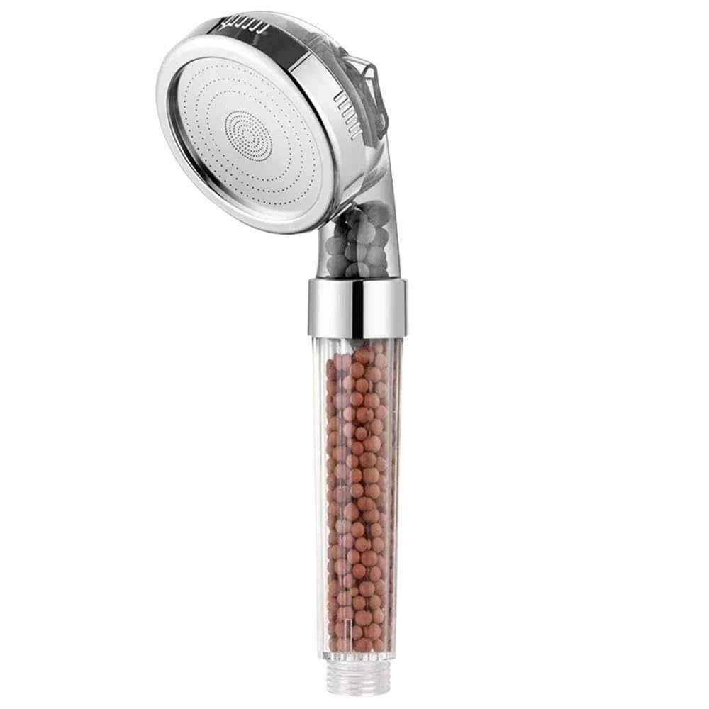 Alcachofa de ducha de mano de alta presión con filtro negativo que ahorra agua, diseño de flujo lateral para una experiencia de baño definitiva, accesorio de cabezal de ducha ajustable