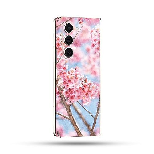 Image of MightySkins Glossy Glitter Skin Compatible with Samsung Galaxy Z Fold 5 Full Wrap - Cherry On Sky | Protective, Durable High-Gloss Glitter Finish | Easy to Apply & Change Styles | Made in The USA