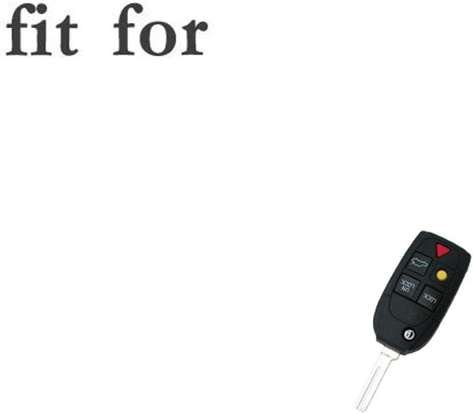 SEGADEN Silicone Cover Protector Case Holder Skin Jacket Compatible with VOLVO 5 Button Flip Remote Key Fob CV4781 Deep Purple image 3