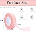 6 Rolls Eyelash Tape,Adhesive Fabric Eyelash Extension Tape,Breathable Micropore Fabric Tape for Eyelash Extension Supplies,9 m/10 Yard Each Roll (Pink)