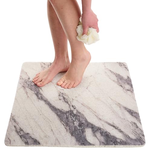 Enkosi Loofah Shower Mat Non Slip – Square Anti Slip