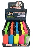 Five Flags Windproof Cigarette Lighters Torch Lighter 50 Pack