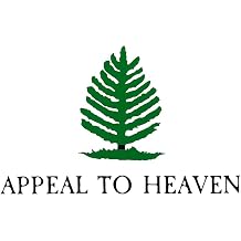 Appeal to Heaven Liberty Tree White Vinyl Decal Bumper Sticker