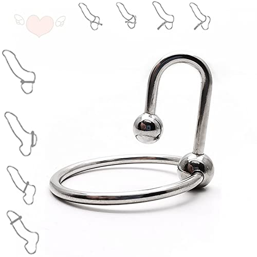 Lopotiony Anneau de Pression en Acier Inoxydable pour Accessoires de Sports d'intérieur pour Hommes (30MM) Cover