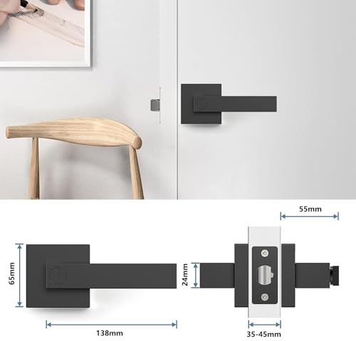 Chapa para baño sin llave 27 Imagen adicional